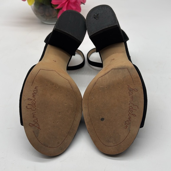 Sam Edelman Black Suede Heels - Picture 6 of 7
